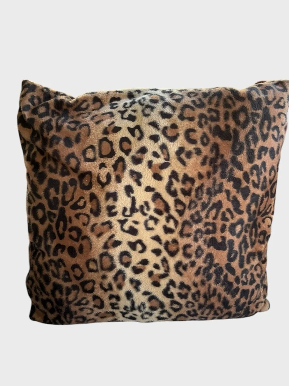 Animal Print Throw Pillows Set Leopard Giraffe 12” Decor Pair